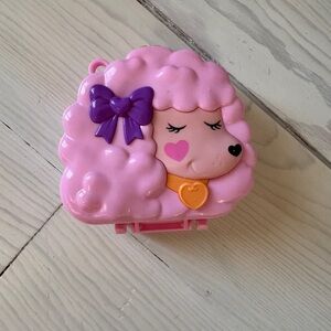 Polly Pocket Pink and Purple Sheep Toy